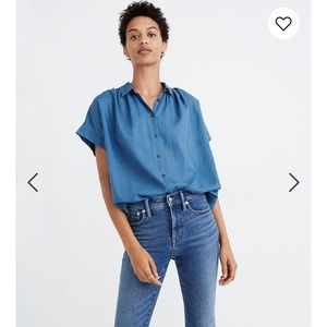 Madewell Central Shirt in Bright Indigo